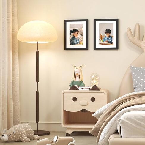 Kinlink 9x12 Kids Frames Frames مجموعة من 2 ، إطارات العمل الفنية الخشبية الصلبة المتغيرة مع الافتتاح الأمامي الأكريليك يحمل 150 صورة ، إطار فني للأعمال الفنية للأطفال أو بدون حصيرة ، طبيعية in Saudi Arabia