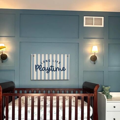 Playroom Wall Decor, Kids Toddler Boy Playroom Decor Hanging Linen Banner,Play Room Wall Decor for Kids Boys Nursrry, 20x30 Inch in Kuwait