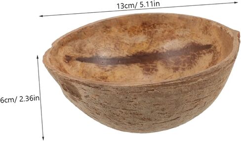 Doitool Coconuts Shell Candle Holder Natural Termatherapy Cup Diy Candle Candle Bowl Storage Jar in Saudi Arabia