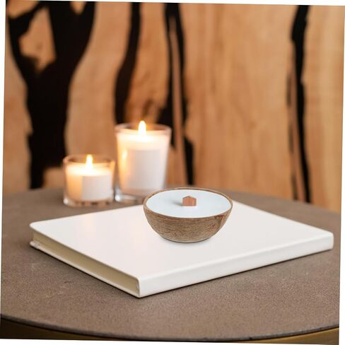 Doitool Coconuts Shell Candle Holder Natural Termatherapy Cup Diy Candle Candle Bowl Storage Jar in Saudi Arabia