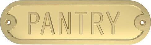 Franklin Brass Derby Door Sign Plaque Interior Door Plaque بالذهب HHIDPB-BRG-U in Kuwait
