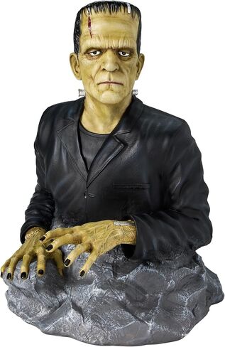 Spirit Halloween Universal Monsters Frankenstein Bust Statue | Officially Licensed | Retro Horror Décor in Saudi Arabia