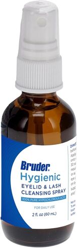 Bruder Hygienic Eyelid Solution Spray - Non-Irritating Pure Hypochlorous in Saline, Calm, Skincare, Daily Use Eyelid and Lash Cleanser, Eye Cleansing Spray (30mL) in Saudi Arabia