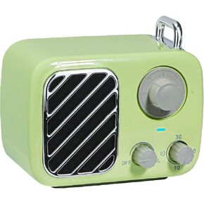 Vintage Style White Noise Machine with 16 Soothing Sounds – Portable Sleep Sound Device with Timer & Adjustable Volume for Baby, Kids, Adults, Travel & Office (Sprout Green, Portable) in Saudi Arabia