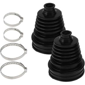 ACROPIX 2PCS CV BOON مع 4 مشابك من الفولاذ المقاوم للصدأ ، ومطاط السيليكون أسود CV AXLE REALL KIT مفصل السرعة الثابت in Kuwait