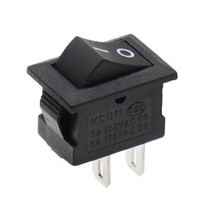 KCD11 Rocker Switch 10 * 15mm Mini Push Button Switch On-Off / ON-ON-ON 2 دبابيس / 3 دبابيس 3A 250VAC / 6A 125VAC 10X15MM 2PIN L-TYPE أسود in Kuwait