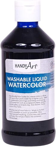Handy Art Washable Liquid Watercolor 8 ounce, Metallic Silver in Saudi Arabia