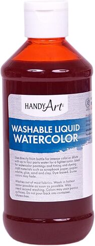Handy Art Washable Liquid Watercolor 8 ounce, Metallic Silver in Saudi Arabia