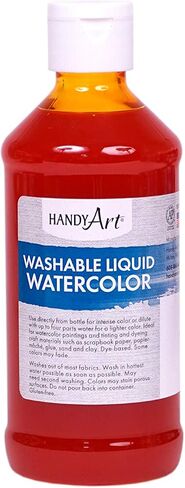 Handy Art Washable Liquid Watercolor 8 ounce, Metallic Silver in Saudi Arabia