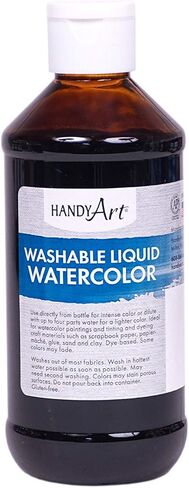 Handy Art Washable Liquid Watercolor 8 ounce, Metallic Silver in Saudi Arabia