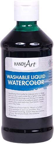 Handy Art Washable Liquid Watercolor 8 ounce, Metallic Silver in Saudi Arabia