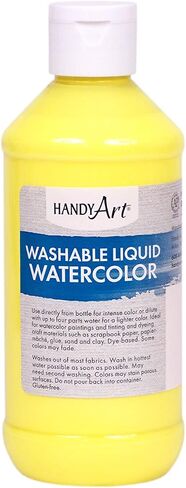 Handy Art Washable Liquid Watercolor 8 ounce, Metallic Silver in Saudi Arabia