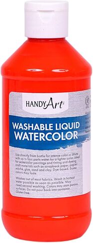 Handy Art Washable Liquid Watercolor 8 ounce, Metallic Silver in Saudi Arabia