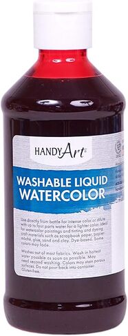 Handy Art Washable Liquid Watercolor 8 ounce, Metallic Silver in Saudi Arabia