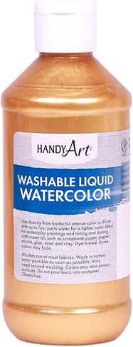 Handy Art Washable Liquid Watercolor 8 ounce, Metallic Silver in Saudi Arabia