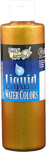 Handy Art Washable Liquid Watercolor 8 ounce, Metallic Silver in Saudi Arabia