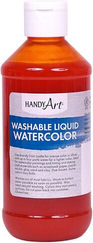 Handy Art Washable Liquid Watercolor 8 ounce, Metallic Silver in Saudi Arabia