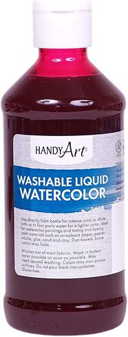 Handy Art Washable Liquid Watercolor 8 ounce, Metallic Silver in Saudi Arabia