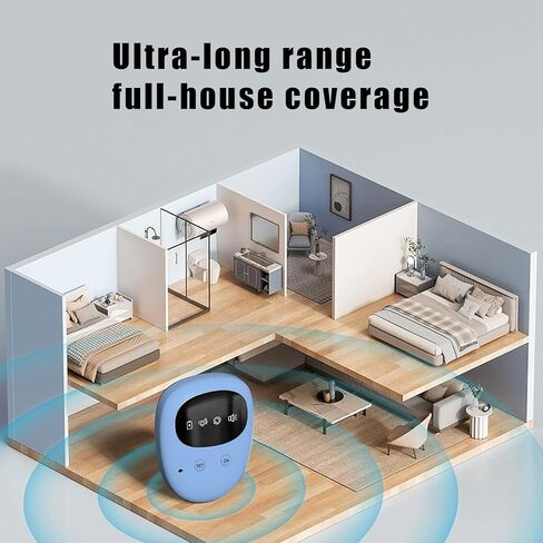 إنذار نخول لاسلكي للبنين والبنات ، USB قابلة لإعادة الشحن ، 3 أوضاع عمل ، إنذار التبول للأطفال ، الأزرق in Kuwait