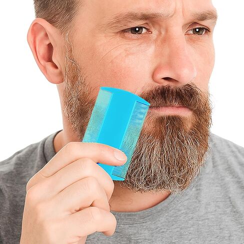 4 PCS قمل مشط ، مزدوج متعدد الأغراض متعددة الأغراض مشط رأس الأسنان رأس الأسنان لإزالة البراغيث قشرة الرأس الكبار (4 ألوان) in Saudi Arabia