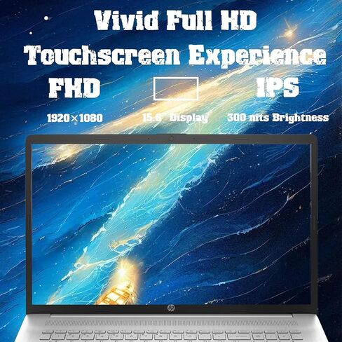HP 2023 15'' FHD IPS Laptop, Windows 11, Intel Pentium Processor Up to 3.10GHz, 4GB RAM, 256GB SSD, HDMI, Super-Fast 6th Gen WiFi (Renewed) in Saudi Arabia