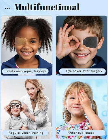 20 Pcs Adhesive Eye Patches for Adults, Medical Eye Patch Disposable Breathable Eyepatch for Amblyopia Lazy Eye Latex Free Adhesive Bandages for Adults, Regular Size 3.3×2.3 inches, Nude Color in Kuwait