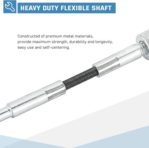 ATPEAM Engine Cylinder Hone Tool Adjustable Deglazer Set for Grinding Holes from 1-1/4" to 3-1/2" Diameter with Extra 3-Piece 2" Long Stones 220 Grit in Kuwait
