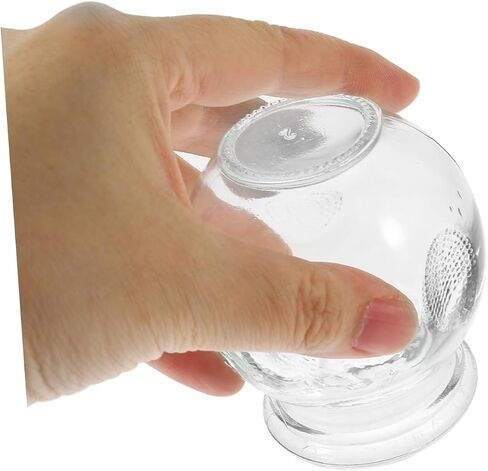 7-Piece Thickened Glass Cupping Set for Home Use Vacuum Massage Therapy Suction Cups for Body Relaxation and Pain Relief in Saudi Arabia