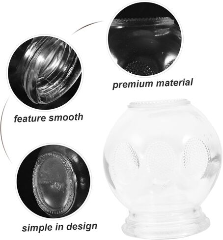 7-Piece Thickened Glass Cupping Set for Home Use Vacuum Massage Therapy Suction Cups for Body Relaxation and Pain Relief in Saudi Arabia
