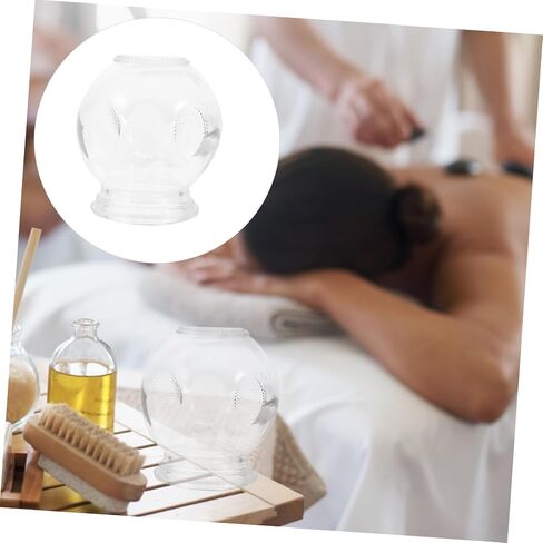 7-Piece Thickened Glass Cupping Set for Home Use Vacuum Massage Therapy Suction Cups for Body Relaxation and Pain Relief in Saudi Arabia