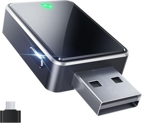 Kello Carplay Wireless Adapter, Convert Wired to Wireless CarPlay Adapter, Auto Car Play Wireless Dongle with iOS 10+ / Android 11+, Support OTA in Saudi Arabia