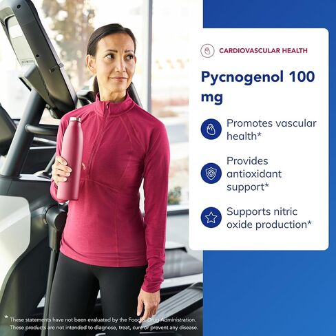 Pure Encapsulations Pycnogenol 100 mg | Hypoallergenic Supplement to Promote Vascular Health and Provide Antioxidant Support | 60 Capsules in Saudi Arabia
