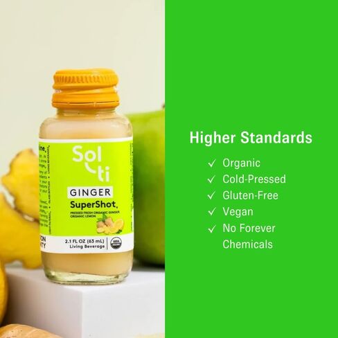 تساعد مشروب الخنجر الزنجبيل العضوي ، على المساعدة في استعادة العضلات ، وتداول ، وصحة الرئة ، والأطعمة الفائقة بواسطة SOL-TI ، ومزيج عصير البرتقالي والليمون ، و 12 حزمة (2.1 أوقية) in Kuwait