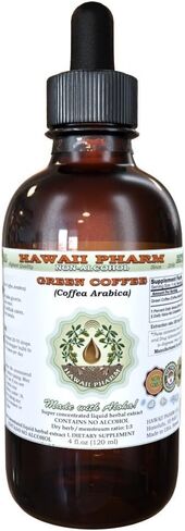 مستخلص سائل خالي من القهوة الخالية من الكحول ، القهوة الخضراء (Coffea arabica) الفاصوليا المجففة جليسريت هاواي بيدل in Kuwait