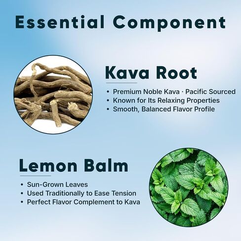 Fortilume Kava Kava Drink Mix ، Perry Flavor Powder Kava Powder ، منخفض السعرات الحرارية ، غير الكحولية | مشروب بديل للاسترخاء القائم على النبات | 15 حصص in Saudi Arabia
