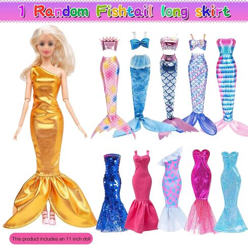 Doll and Doll Accessories 106 Pcs Doll Clothes and Accessories Purple Doll Closet Wardrobe Dream Closet Playest For 11.5 Inch Girl Doll Including Shoes Rack,Dress,Shoes Hangers Accessories(One Doll) in Kuwait