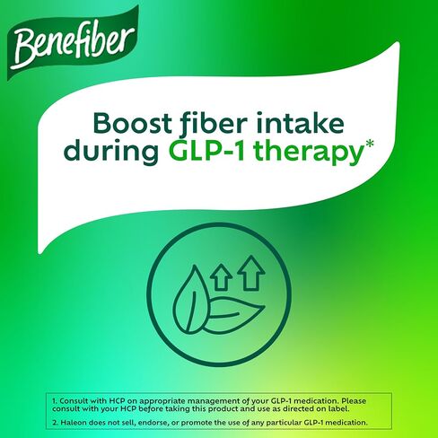 Benefiber Daily Prebiotic Fiber Supplement Powder for Digestive Health, Daily Fiber Powder, Unflavored - 62 Servings (8.7 Ounces) in Kuwait