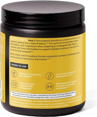 مسحوق الكيتون الكامل المثالي ، أملاح BHB لدعم الكيتوزية وصيام الصيام ، الشوارد للترطيب ، الطاقة الخالية من الكافيين ، الشوكولاتة ، 8.57 أوقية in Kuwait