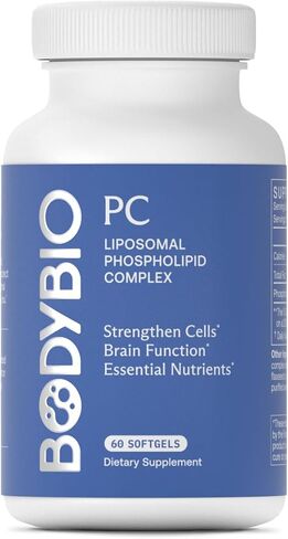 Podybio PC - الفوسفاتيديل كولين لصحة الدماغ ، الوضوح العقلي ، الوظيفة المعرفية ، الإصلاح الخلوي والشيخوخة الصحية ، ملحق مركب الفسفوليبيد للتخلص من السموم اليومية اللطيفة in Kuwait