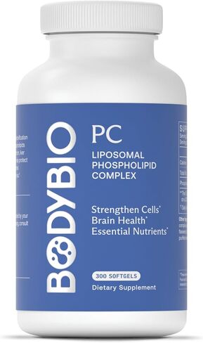 Podybio PC - الفوسفاتيديل كولين لصحة الدماغ ، الوضوح العقلي ، الوظيفة المعرفية ، الإصلاح الخلوي والشيخوخة الصحية ، ملحق مركب الفسفوليبيد للتخلص من السموم اليومية اللطيفة in Kuwait