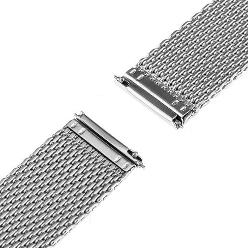 watch strap 16mm 18mm 20mm 22mm universal watchband quick release band mesh stainless steel wrist belt bracelet black in Saudi Arabia