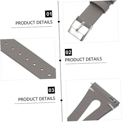 Artibetter 1pc Simple Cowhide Watch Band حزام بديل حقيقي لمشاهدة حزام نشط مريح وحزام معصم سهل لتثبيت ملحق الموضة in Saudi Arabia