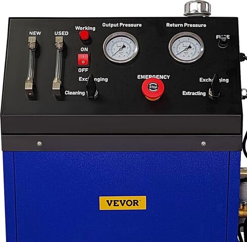 VEVOR Flush Machine DC12V 0-60PSI, Automatic Transmission Fluid Exchanger Heavy Duty Transmission Flush Machine for Small Gasoline Motor Car and Diesel Vehicle in Saudi Arabia