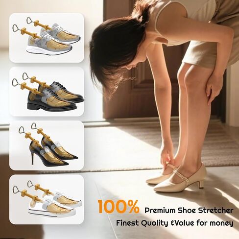 eachway Shoe Stretcher Women and Men,Premium Shoe Expander Widener Adjustable Length & Width for Wide Feet in Kuwait