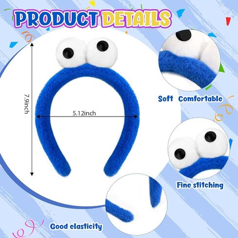 Halloween Monster Headband Cartoon Monster Costume for Men Women Party Dress Up in Kuwait