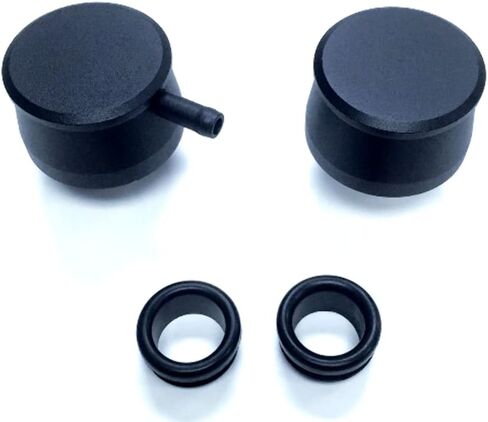 Hot Rod Black Billet Aluminium PCV & Valve Cover Kit Terker W/GROMMET in Saudi Arabia