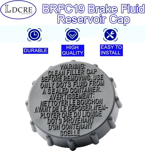 BRFC19 BRAKE SILID CAPERIR استبدال CAP FORD For F-150 2015-2019 ، Expedition 2018-2021 ، LINCOLN ، NAVIGATOR 2018-2021 ، Motorcraft ، Master Cylinder Cap استبدال FL3Z-2162-A FL3Z216A in Saudi Arabia