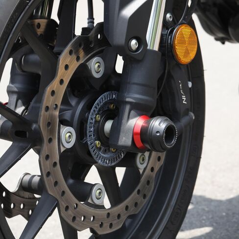 Motorcycle 2025 CB750 Fork Sliders Fit For CB750-2023 2024 2025 All Year Wheel Axle Frame Sliders 2023 CB750 Wheel Protect 2025 CB750 Accessoris 2024 CB750 Accessoris 2025 Red in Saudi Arabia