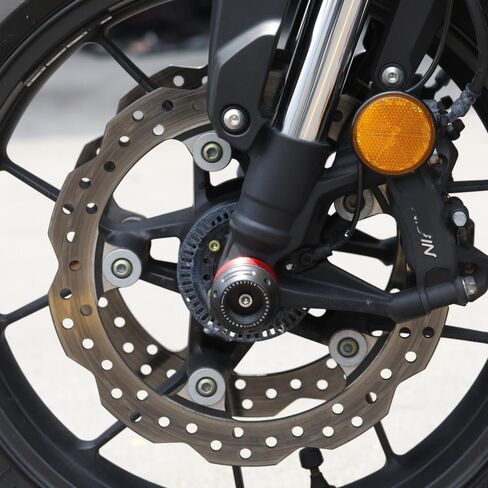 Motorcycle 2025 CB750 Fork Sliders Fit For CB750-2023 2024 2025 All Year Wheel Axle Frame Sliders 2023 CB750 Wheel Protect 2025 CB750 Accessoris 2024 CB750 Accessoris 2025 Red in Saudi Arabia