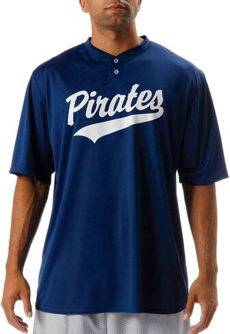 A4 Youth Tek 2-Button Henley NB3143 in Saudi Arabia